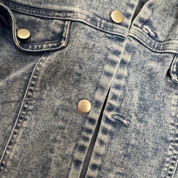 Disney Princess Jean‎ Jacket Girls Large Blue The Little Mermaid Button Up Denim - Picture 8 of 9